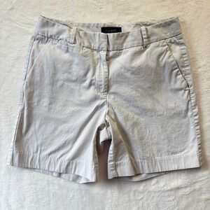 Talbots‎ Khaki Shorts Size 6 Cotton Blend 7" Inseam Bermuda Casual Everyday